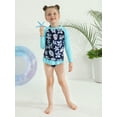 thumbnail image 3 of LOVEBAY Girls 2-Piece Swimsuit Set Long Sleeve Rash Guard Bathing Suit with UPF 50+ Sun Protection, 3 of 7