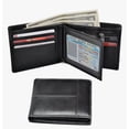 thumbnail image 4 of Cartera Hombre Piel Genuina Cartera Antirrobo Rfid/billetera Modelo Negro, 4 of 4