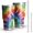 Red and Green Tie Dye Pattern-1, variant on Red and Green Tie Dye Pattern 30oz Insulated Stainless Steel Tumbler, Reusable Drinking Cup with Straw & Cleaning Brush, Heat Cold Retaining Gifts for Birthday Christmas Thanksgiving