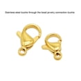 thumbnail image 3 of destyer Necklace Clasp Hook Stainless Steel DIY Craft Chain Connector Jewelry Making Findings Handicraft Necklaces Buckle 10m, 3 of 6