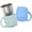 Blue/Sage, variant on 2-IN-1 Open Toddler Cups, Stainless Steel Cup + Silicone Training Cup for Toddlers Kids Babys, No Plastic | No Soap Smell | Shock-Proof Baby Led Weaning Supplies, 2-Pack Blue/Blush