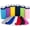 Multicolor, variant on Vinyl 12 count Slim Can Coolers, 12 oz Plain Bulk Collapsible Soda Cover Coolies, DIY Personalized Sublimation Sleeves for Weddings, Bachelorette Parties, Multicolor