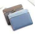 thumbnail image 2 of Monedero corto con cremallera para mujer, sencillo y generoso, tipo cartera, tipo sobre, 2 of 5