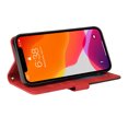 thumbnail image 3 of (Red) Case for iPhone 15 pro (6.1 inches), PU Leather Wallet Case, Magnetic Closure and Flip Protection Case with Shockproof TPU, Flip Case, Card Slots, 3 of 5