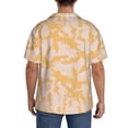thumbnail image 7 of PAYOHTO Peachy Mens Hawaiian Casual Short-sleeved Shirt Tropical Summer Beach Button Down Shirts, 7 of 7