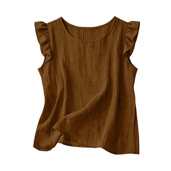 Tank Tops for Women Low Cut Sleeveless Muscle T Shirt Summer Glow Up Clothes
