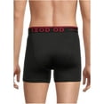 thumbnail image 3 of IZOD M Polyester Stretch Waistband Men's Boxer Briefs, Black (3-Pack), 3 of 3
