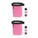 thumbnail image 3 of Speravity Riñonera de nailon portátil, bolsillos de almacenamiento de herramientas, cinturón deportivo, organizador plegable rosado 2piezas Speravity CBP159044, 3 of 6