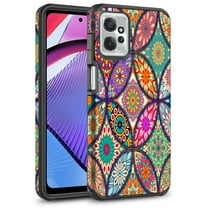 Rosebono Compatible With Motorola Moto G Power 5G 2023 Case Slim Hybrid Shockproof Hard Cover Graphic Fashion Colorful Skin Cover Armor Case for Motorola Moto G Power 5G 2023 (Colorful Mandala)