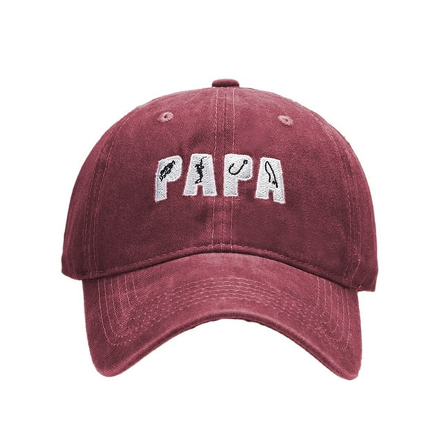 WEIYLL Casquette de Baseball pour Femmes et Hommes, Brodée de Lettres, Rouge, Taille Unique
