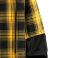 thumbnail image 6 of Plus Size Shirt Jackets for Mens Long Sleeve Hooded Pattern Windbreakerwith Pockets Lightweight Fashion Jackets Basic Shirts Gifts for Men Yellow S, 6 of 7