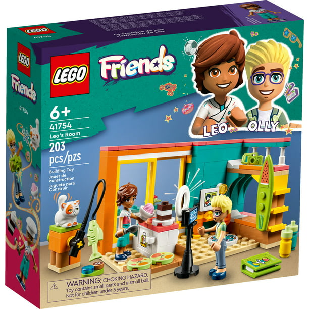LEGO Friends Leo's Room 41754 Baking Themed Toy for Build and Play, Creative Doll House Toy with Animal and 2 Mini Dolls - Walmart.com