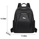 thumbnail image 3 of Mochila informal para mujer | Bolso de hombro convertible en tres compartimentos | Bolsillos con cremallera antirrobo | Mochila ligera de viaje para ir a la escuela, al trabajo y a las compras, 3 of 9