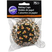 (2 pack) (2 Pack) Wilton Candy Corn Cupcake Liners, 75-Count