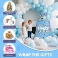 thumbnail image 4 of 36×56 Inch Large Blue Plastic Birthday Gift Bags Boys Jumbo Happy Birthday Themed Kids Gift Bag XL Parties Favors Decorations, 4 of 9