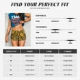 thumbnail image 2 of Seamless Workout Shorts Women - Bees and Honeycombs Biker Gym Running Yoga Spandex Shorts for Women, 2 of 7
