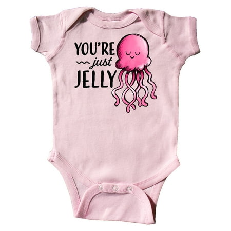 

Inktastic You re Just Jelly with Pink Jellyfish Gift Baby Boy or Baby Girl Bodysuit