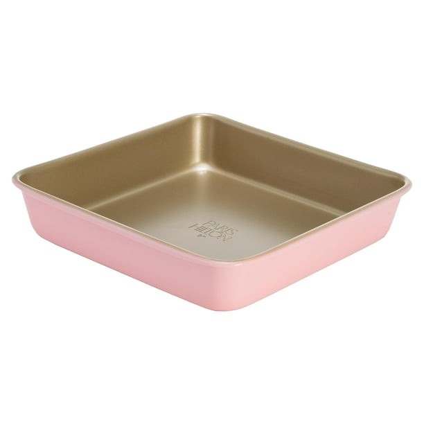 Molde cuadrado para tartas Bakeware Paris Hilton, acero al carbono, 9 pulgadas