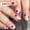 A, variant on 24Pcs Short Square Press On Nails, White Classic French Tip Full Cover Glossy Acrylic Fake Nails Reusable Glue On False Nail Tips for Valentine Dating Wedding Minimalist Women Nail Art Decoration