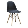 thumbnail image 2 of ViscoLogic PRAGUE Eames Style Eiffel Side Dining Chairs, Black (Set of 2), 2 of 3