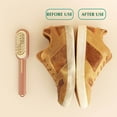 thumbnail image 4 of Vaidha Shoe Brush Labor-saving Hanging Hole Portable 2-Sided Leather Shoe Boot Cleaning Brush Daily Use, 4 of 4