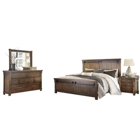 Ashley Furniture Lakeleigh 4 PC Bedroom Set: E King Panel ...