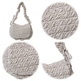 thumbnail image 3 of Bolso Bandolera Acolchado Hinchado para Mujer Con Correa Ajustable Y, 3 of 9