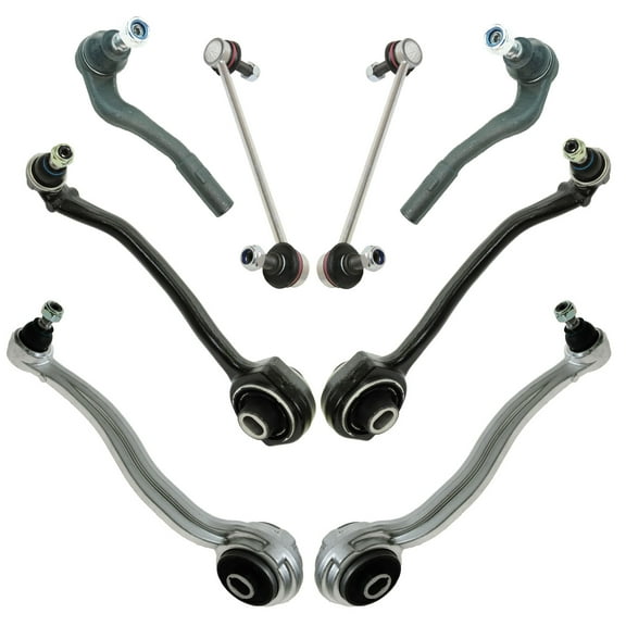 TRQ Front Control Arms Ball Joints Sway Links Tie Rods 8 Piece Kit for Mercedes PSA66724 Fits select: 2005-2011 MERCEDES-BENZ SLK