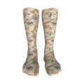 thumbnail image 5 of Yiaed Vintage Nautical Print Great elasticity Adult Stockings Sports socks for Men and Women-One Size, 5 of 8