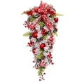 thumbnail image 1 of Navidad De Arriba Y Abajo, Adornos Navideños De Ratán, Flores Artificiales, Arcos, Colgador De Puerta Para Chimenea Y Sala De Estar Kearding HA043227-02, 1 of 6
