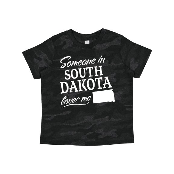 Inktastic Someone in South Dakota Loves Me Boys or Girls Toddler T-Shirt