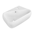 thumbnail image 1 of American Imaginations AI-1760 17.5 in. Rectangle Above Counter White Vessel for 1 Hole Right Drilling, 1 of 4