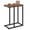 Rustic Brown 1pc, variant on ELLEGNT 1 PCS C-Shaped End Table with Adjustable Foot Pads – Small Snack Side Table for Living Room, Couch, or Bedroom Rustic Brown