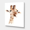 thumbnail image 3 of Close Up Portrait of A Giraffe X 12 in x 8 in Painting Canvas Art Print, by Designart, 3 of 4