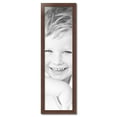 thumbnail image 2 of ArtToFrames 13" x 47" Honors Mahogany with Gold Picture Frame, 13x47 inch Brown Wood Poster Frame (WOM-5156), 2 of 7