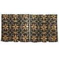 thumbnail image 7 of Yayeee Kitchen Curtains Tier Set of 2 Light Filtering 57"x24" Over Sink Window Panels, Classic Floral, 7 of 7
