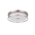 thumbnail image 3 of Living District Kolson 16 Inch Led Flush Mount In Polished Nickel, 3 of 8