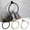 Black,gold,silver, variant on Danhjin Towel Racks for Bathroom, Ring Round Towel Holders Stainless Steel with Towel Bar Space Saving No Drilling Mount Bathroom Towel Rack for Kitchen, Bathroom, Bedroom, 6.5x3.19x1.97in