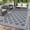 Grey, variant on Towallmark 10x14 Outdoor Rug Waterproof, Reversible Plastic Straw Patio Mat, Large Camping Rugs for RV Backyard Deck, All Weather Outside Carpet for Balcony Picnic, Grey&White