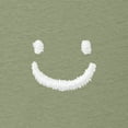 thumbnail image 2 of Dalix Lil Smile Cropped Tee Lightweight High Waisted Short Sleeve Summer Shirt Womens in Artichoke XL X-Large, 2 of 5