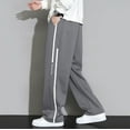 thumbnail image 5 of Youmylove Men's Joggers Sweatpants Open Bottom Straight Leg Loose Fit Running Athletic Pants Sweatpants Mens Casual Pants Loose Wide Leg Sweatpants, 5 of 5