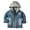 Grey, variant on Boys Denim Jacket Little Big Kids Simple Design Hooded Jean Coat