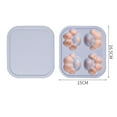 thumbnail image 3 of Cat Paw Print Mold Soft Safe Reusable Quick Demolding Cat Claw Cute Cube Tray Bakeware Maker Ice Mold with PP Lid for Baking Ice Food Kitchen Home Restaurant DIY, 3 of 9