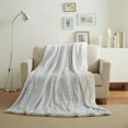 thumbnail image 2 of Tache Home Fashion Faux Fur Snowy Owl White Soft Throw Blanket, 2 of 3