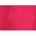 thumbnail image 1 of Ahgly Company Indoor Rectangle Abstract Pink Contemporary Area Rugs, 7' x 10', 1 of 4