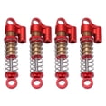 thumbnail image 4 of Front And Rear Shock Absorbers, High Strength Shock Absorbers CNC Machined Reduce Vibration  For RC Crawler Red, 4 of 8