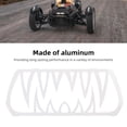 thumbnail image 3 of Grille Stainless Steel No Drill Grille Aluminum Radiator Grille Decorative Parts Teeth Insert For Ryker, 3 of 7