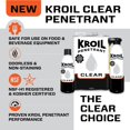 thumbnail image 2 of Aceite penetrante Kroil, transparente, apto para uso alimentario, lata de 240 ml, 2 of 6