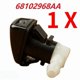 thumbnail image 5 of For 2014-2017 Jeep Cherokee Car Windshield Wiper Water Spray Jet Washer Nozzle Nozzle 68102968AB, 5 of 5