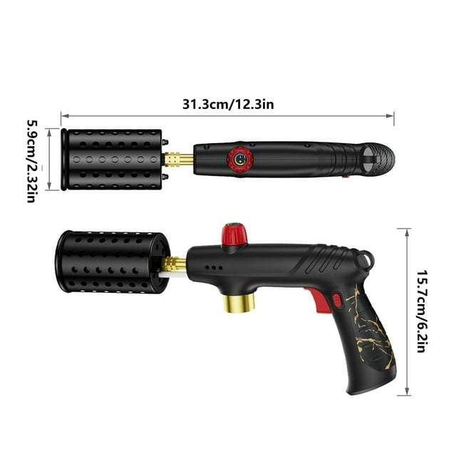 Briquets pour le Camping Buse en Acier Inoxydable 49 mm Lance-Flammes d'Extérieur